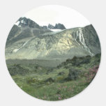 Le Pangnirtung passent dessus l'île de Baffin, NWT Adhésif