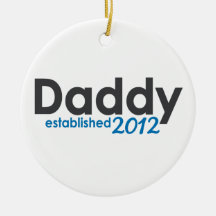 Le papa a établi 2012 décoration pour sapin de noël