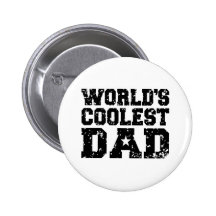 Le papa le plus frais du monde badges avec agrafe