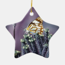 Le papillon Flitter cru de flottement Ornement De Noël