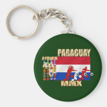 Le Paraguay MMX 2010 football évente des cadeaux d Porte-clés