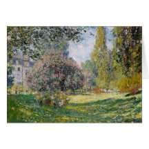 Le Parc Monceau - Claude Monet Cartes De Vœux