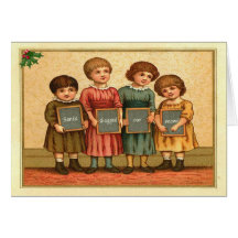 Le père noël grossier cartes de vœux