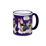 Le PÈRE NOËL, PEU DE fête de Noël d'ANGE et de MER Mug