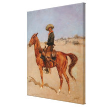 Le perforateur de Frederic Remington (1895) Toile Tendue