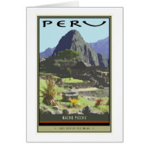 Le Pérou Carte De Vœux