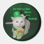 Le petit chat qui a voulu être irlandais aimants pour réfrigérateur