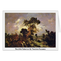 Le petit pêcheur par Theodore Rousseau cartes