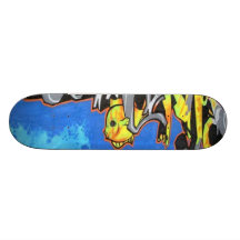 Le petit poisson jaune - plateaux de skate
