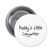 Le petit redacteur publicitaire du papa badges avec agrafe