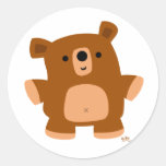 Le peu d'ours autocollant