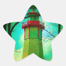 Le PHARE le plus ancien à l'île de centre de Toron Autocollants