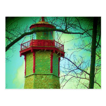 Le PHARE le plus ancien à l'île de centre de Toron Cartes Postales