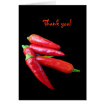 Le piment fort poivre le Merci Carte De Vœux