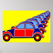 Le plaisir du ballot - voiture virtuelle posters