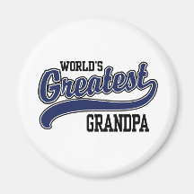 Le plus grand grand-papa du monde magnets pour réfrigérateur