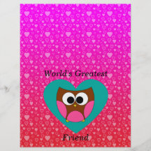 Le plus grand hibou d'ami des mondes prospectus