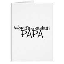 Le plus grand papa des mondes cartes de vœux