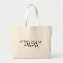 Le plus grand papa des mondes sacs de toile