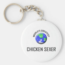 Le plus grand poulet Sexer du monde Porte-clés
