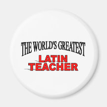 Le plus grand professeur latin du monde aimants pour réfrigérateur