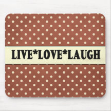Le pois vit, aime, rit Mousepad Tapis De Souris