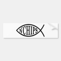 Le poisson N ébrèche des poissons Adhésifs Pour Voiture