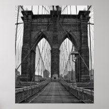 Le pont de Brooklyn à New York City Posters