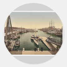 Le port (port franc), Brême, Allemagne pH classiqu Adhésif