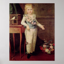 Le portrait a présumé d'être Louis XVII Poster