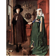 Le portrait d'Arnolfini le mariage d'Arnolfini par Photo Sculpture