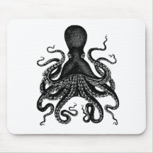 Le poulpe victorien tapis de souris