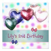 Le pourpre bleu turquoise monte en ballon la fête  invitations personnalisables