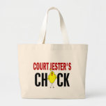 Le poussin du farceur de cour sac en toile