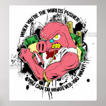 Le poussoir du monde posters