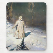 Le premier art d'imaginaire de neige tapis de souris