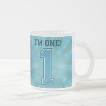 Le premier garçon d'anniversaire, j'ai un ans, le  mugs