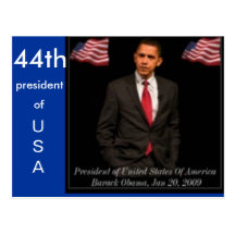 Le Président Barack Obama 2009_Inaguration_Posters Cartes Postales