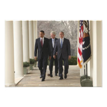 Le Président Barack Obama et anciens présidents Art Photographique