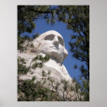 Le Président George Washington, le mont Rushmore Poster