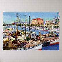 Le quai du pêcheur de San Francisco Affiches
