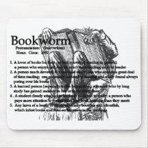 Le rat de bibliothèque tapis de souris