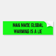 Le réchauffement climatique fait par homme est un  adhésifs pour voiture