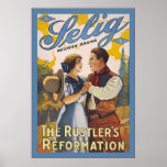 Le Reformation~Vintage du voleur de bétail de ciné Poster