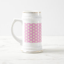 Le ressort chic élégant fleurit le blanc rose tasse à café