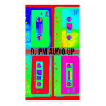 Le rétro renvoi DJ d'enregistreur à cassettes enre Modèle De Carte De Visite