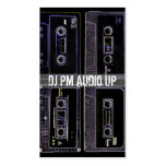 Le rétro renvoi DJ d'enregistreur à cassettes enre Cartes De Visite Professionnelles