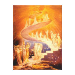 Le rêve de Jacob par William Blake Impression Sur Toile
