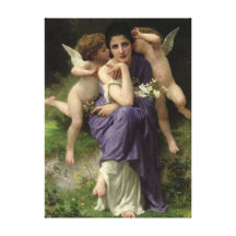Le réveil par William Bouguereau Toiles Tendues Sur Châssis