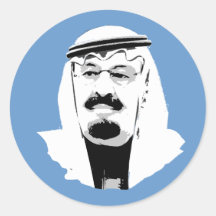 Le Roi Abdullah Autocollants